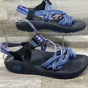Chaco Women’s Z/Cloud X2 Hiking Sandals / Water Shoes Purple/Blue Straps Size 7
